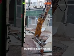 تراشه های برش ورق فلزی خرد شده هیدرولیک برای حفاری