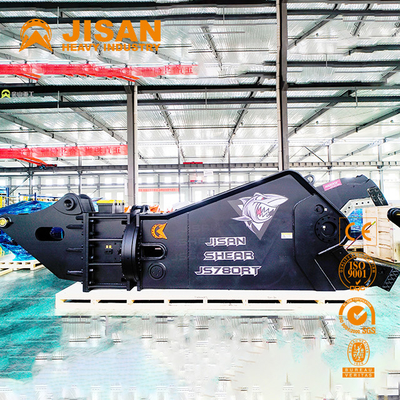 80ton هیدرولیک ضایعات فلزی برشی سنگین تخریب موبایل 850 میلی متر
