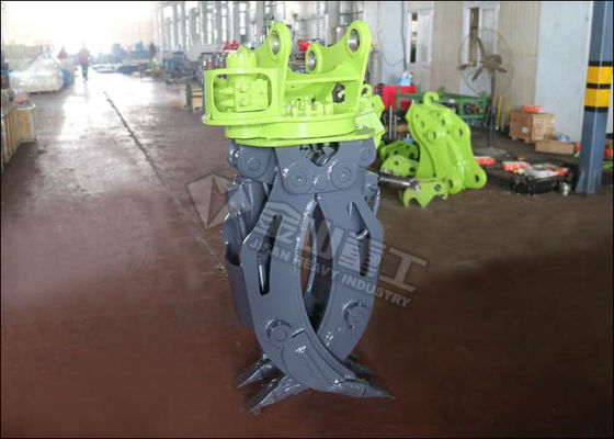 چنگ زدن هیدرولیک موتور موتور ترمز،  PC60 Log Grab For Excavator