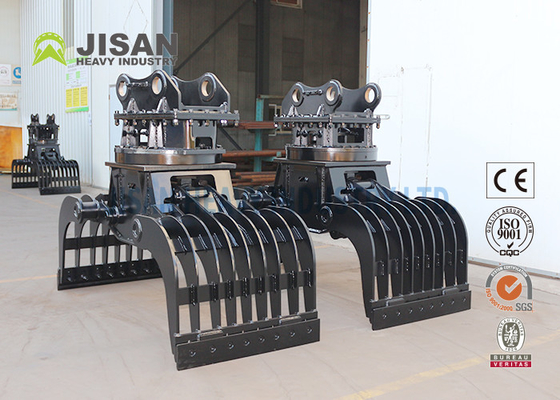 تخریب و جداسازی فلز خرد شده مرتب سازی صاف و جداسازی تخریب گراپل Excavator Attachment Grapple Grab