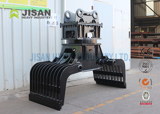 تخریب و جداسازی فلز خرد شده مرتب سازی صاف و جداسازی تخریب گراپل Excavator Attachment Grapple Grab