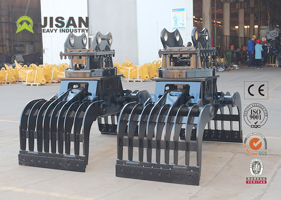 تخریب و جداسازی فلز خرد شده مرتب سازی صاف و جداسازی تخریب گراپل Excavator Attachment Grapple Grab
