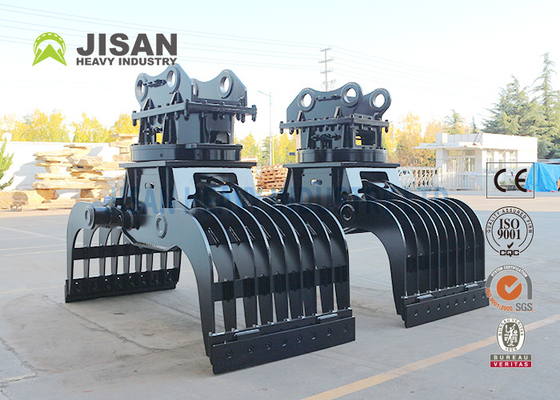 تخریب و جداسازی فلز خرد شده مرتب سازی صاف و جداسازی تخریب گراپل Excavator Attachment Grapple Grab