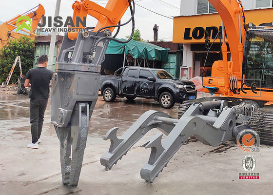 حفاری قیچی هیدرولیک برای ساختارهای فولادی تخریب قیچی هیدرولیک برش فلز Pc200 ماشین ماشین قیچی بتن