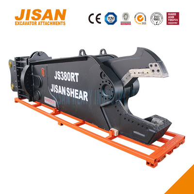 قیچی های هیدرولیکی برای برش و بازیابی مواد خرد شده در سایت های تخریب صنعتی با چرخش 360 درجه