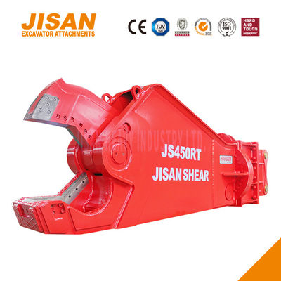 قیچی فلزی بیل مکانیکی JS400RT راه حل نهایی برای برش و بازیابی مواد ضایعات