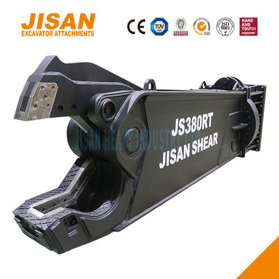 قیچی فلزی بیل مکانیکی JS400RT طراحی شده برای حداکثر راندمان و استحکام، چرخش 360 درجه، شیر سرعت و نیروی برش 800T