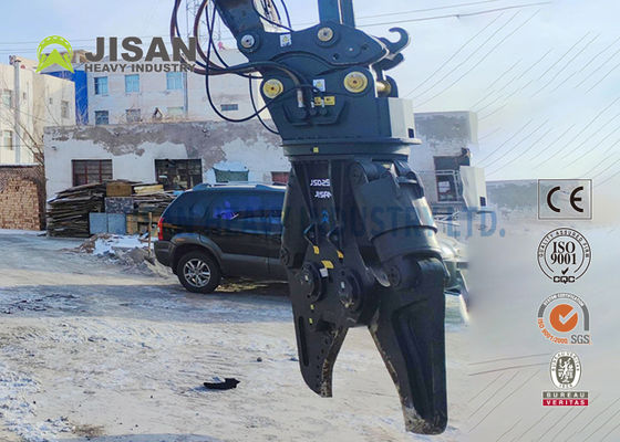 قیچی فلزی بیل مکانیکی JISAN با موتور چرخش هیدرولیکی 360 درجه، قدرت قوی و دوام طولانی