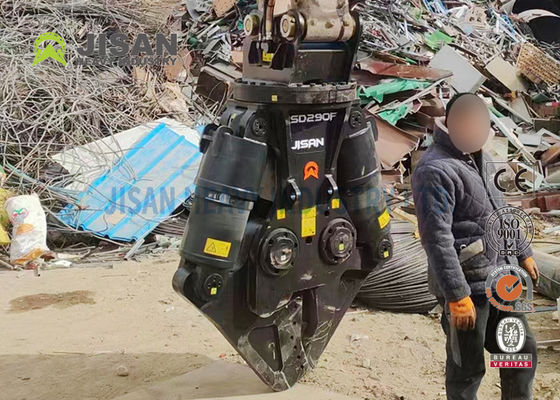 قیچی فلزی بیل مکانیکی JISAN با موتور چرخش هیدرولیکی 360 درجه، قدرت قوی و دوام طولانی