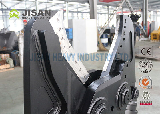 قیچی فلزی بیل مکانیکی با چرخش هیدرولیکی 360 درجه و تیغه قابل تعویض برای عملیات تخریب و بازیافت