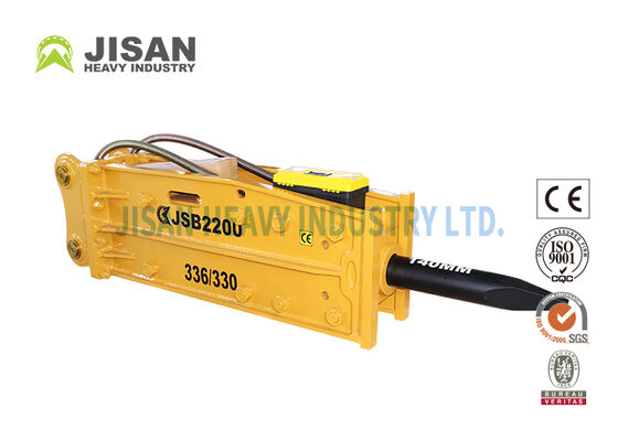 چکش ضربه ای صخره شکن بیل مکانیکی بادوام برای ساخت و ساز معدن معدن و کاربردهای سنگین مهندسی عمران ساخته شده است.