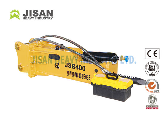 چکش ضربه ای صخره شکن بیل مکانیکی بادوام برای ساخت و ساز معدن معدن و کاربردهای سنگین مهندسی عمران ساخته شده است.