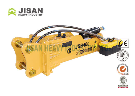 چکش ضربه ای صخره شکن بیل مکانیکی بادوام برای ساخت و ساز معدن معدن و کاربردهای سنگین مهندسی عمران ساخته شده است.