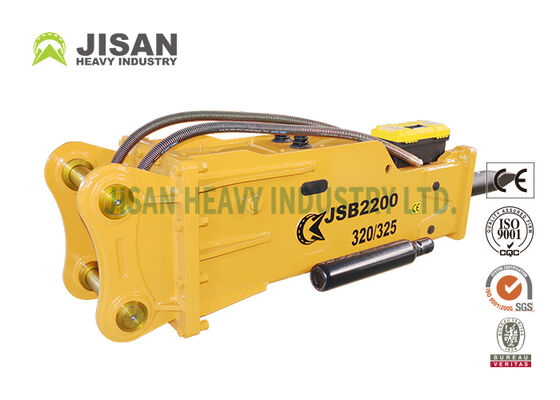 چکش ضربه ای صخره شکن بیل مکانیکی بادوام برای ساخت و ساز معدن معدن و کاربردهای سنگین مهندسی عمران ساخته شده است.