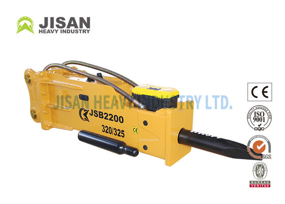چکش ضربه ای صخره شکن بیل مکانیکی بادوام برای ساخت و ساز معدن معدن و کاربردهای سنگین مهندسی عمران ساخته شده است.