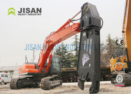 قیچی فلزی بیل مکانیکی فولادی مقاوم در برابر سایش هاردوکس 450 با چرخش 360 درجه برای نصب بازوی 40-50 تن
