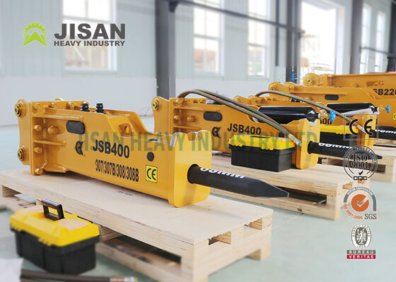 JSB4500 Excavator Rock Breaker لوگو OEM سفارشی چکش هیدرولیک 36-45 تن Excavator