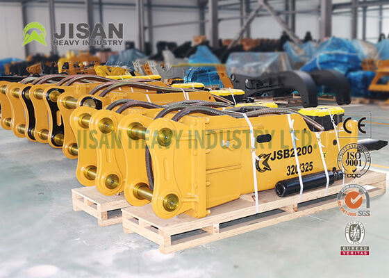 JSB4500 Excavator Rock Breaker لوگو OEM سفارشی چکش هیدرولیک 36-45 تن Excavator
