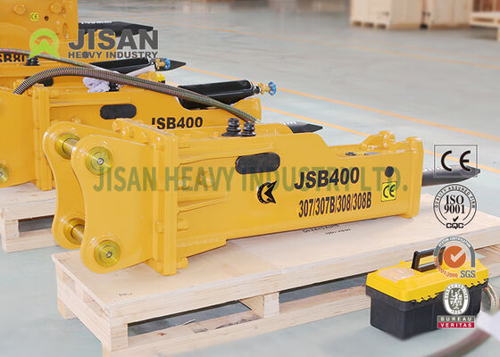 JSB4500 Excavator Rock Breaker لوگو OEM سفارشی چکش هیدرولیک 36-45 تن Excavator