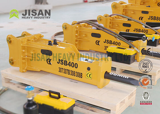 JSB4500 Excavator Rock Breaker لوگو OEM سفارشی چکش هیدرولیک 36-45 تن Excavator