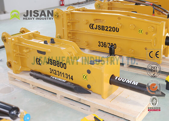 JSB4500 Excavator Rock Breaker لوگو OEM سفارشی چکش هیدرولیک 36-45 تن Excavator