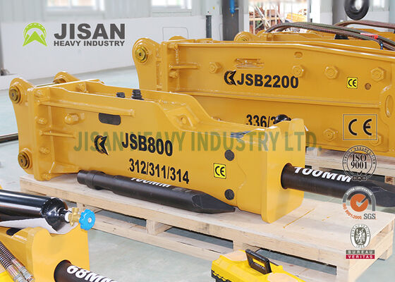 JSB4500 Excavator Rock Breaker لوگو OEM سفارشی چکش هیدرولیک 36-45 تن Excavator