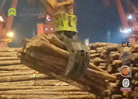 اتصال دوگانه هیدرولیک چوب گرفت 1500mm فک باز کردن برای 20 تن 320 حفاری
