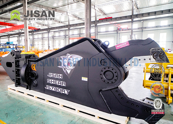 115 بار چوب برش دهنده قطعات فلزی Excavator اتصال قابل حمل هیدرولیک قیچی اتصال