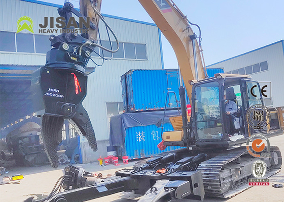 Jisan Excavator Demolition Hardox Steel Shears Fortress Scrap Shears For Sale ماشین خرد کردن ماشین های ماشین آلات