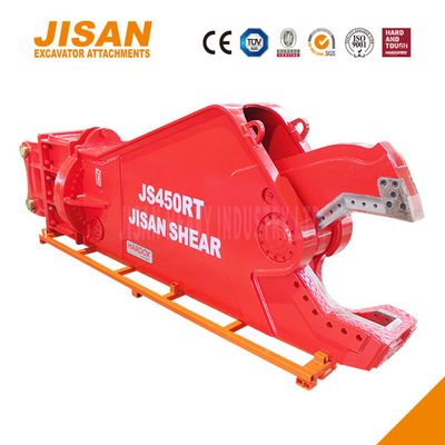 JS430RT قیچی های فلزی حفاری برای برش آهن و فولاد و سایر مواد با نصب بازوی 40 تا 50 تن